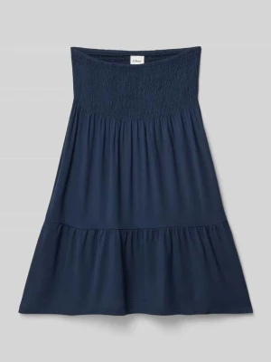 Rozkloszowana spódnica midi z mieszanki lyocellu s.Oliver RED LABEL