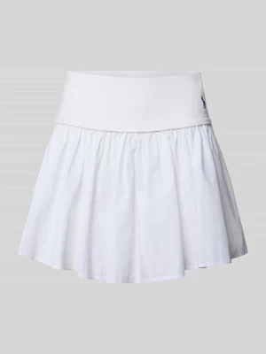 Rozkloszowana spódnica mini z czystej bawełny Polo Ralph Lauren