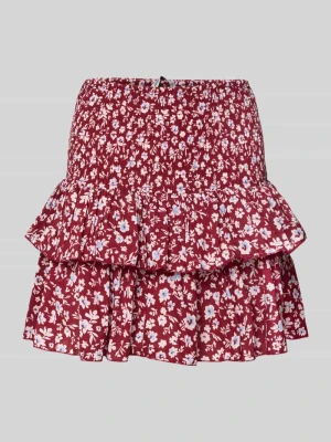 Rozkloszowana spódnica mini z falbanami model 'ZOEY' Only