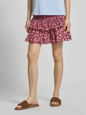 Rozkloszowana spódnica mini z falbanami model 'ZOEY' Only