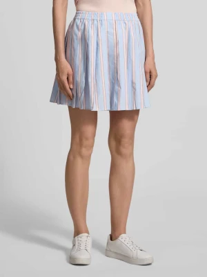 Rozkloszowana spódnica plisowana z czystej bawełny Lacoste