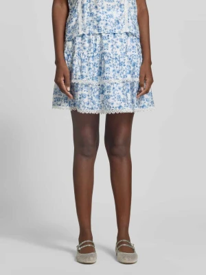 Rozkloszowana spódnica z mieszanka wiskozy model 'BLISS' Vero Moda