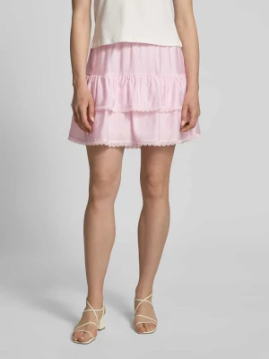 Rozkloszowana spódnica z mieszanka wiskozy model 'BLISS' Vero Moda