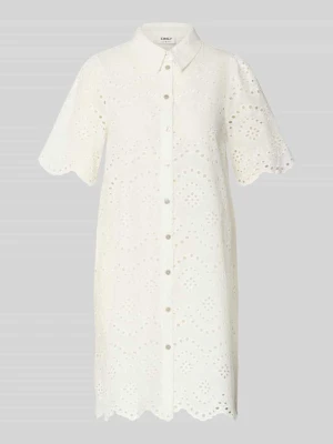 Rozkloszowana sukienka casualowa z czystej bawełny model 'VALAIS' Only
