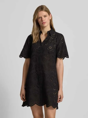 Rozkloszowana sukienka casualowa z czystej bawełny model 'VALAIS' Only