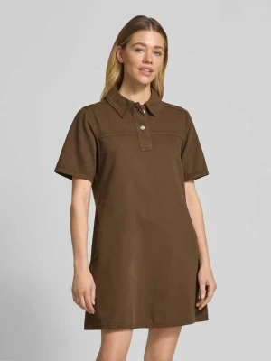 Rozkloszowana sukienka jeansowa z mieszanki bawełny i lyocellu Marc O'Polo DENIM