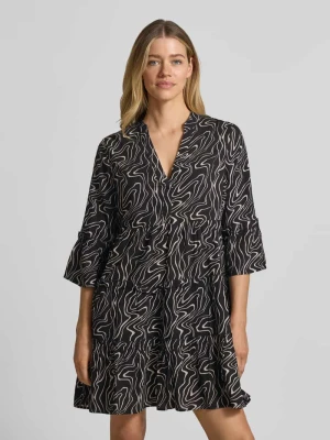 Rozkloszowana sukienka koszulowa z czystej wiskozy model 'EASY JOY' Vero Moda
