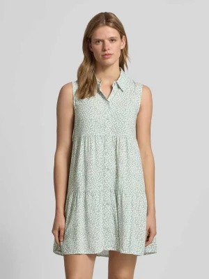 Rozkloszowana sukienka koszulowa z czystej wiskozy model 'THEA' Only