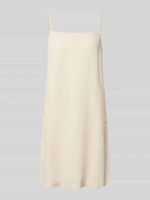 Rozkloszowana sukienka mini z mieszanka wiskozy i lnu model 'PIA' Pieces