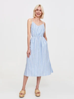 Rozkloszowana sukienka w paski Top Secret