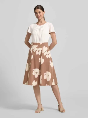 Rozkloszowana sukienka z mieszanki bawełny s.Oliver BLACK LABEL