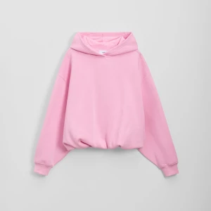 Różowa bluza bombka z kapturem House