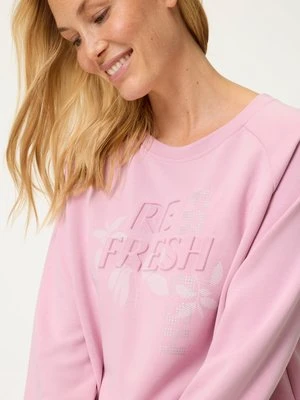 Różowa bluza damska Clara Jersey z nadrukiem – Refresh Olsen