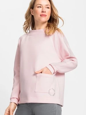 Różowa bluza damska Cora Jersey - Smart Simplicity Olsen