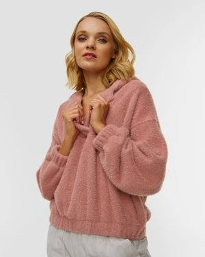 Różowa Bluza Damska Deha