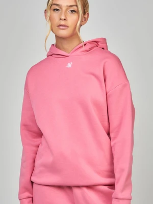 Różowa bluza damska z kapturem Essential SikSilk