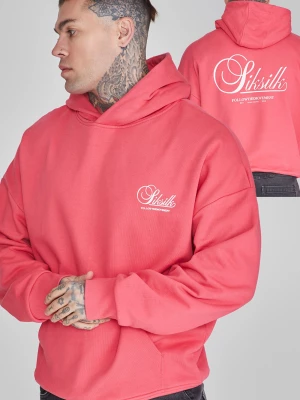 Różowa bluza męska z grafiką SikSilk