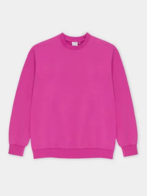 Różowa bluza oversize z okrągłym dekoltem C22SF-2B-004-R-0 Pako Lorente