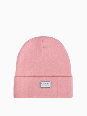 Różowa czapka beanie Puccini