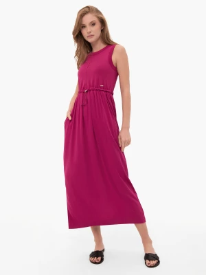 Różowa długa sukienka G-BRITANIA Volcano