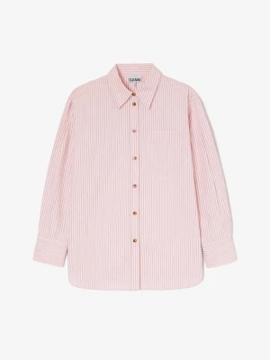 RÓŻOWA KOSZULA W PASKI GANNI