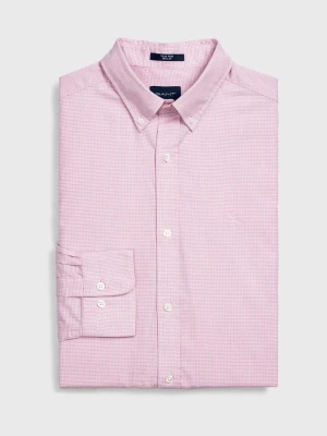 Różowa męska koszula GANT o regularnym kroju Tech Prep Royal Oxford