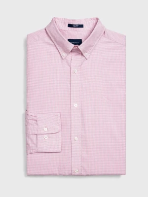 Różowa męska koszula GANT o regularnym kroju Tech Prep Royal Oxford