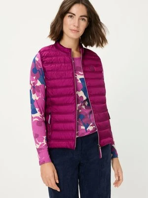 Różowa pikowana kamizelka damska – New Passion Olsen