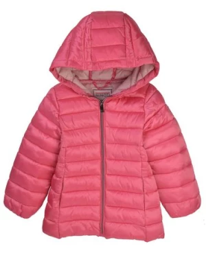 Różowa pikowana kurtka dla dziewczynki - Minotti Minoti