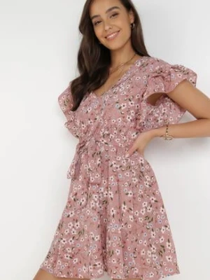 Różowa Sukienka Dioete vices