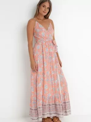 Różowa Sukienka Komley rosa