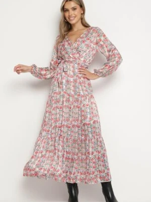 Różowa Sukienka Qinrahne