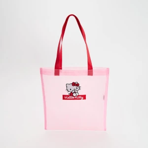 Różowa torba shopper z motywem Hello Kitty House