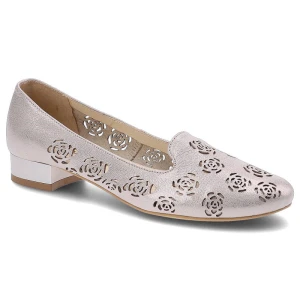 Różowe Baleriny Exquisite Damskie Eleganckie Buty