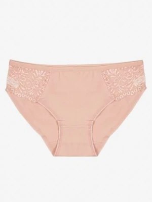 Różowe Bawełniane Majtki Figi o Klasycznym Fasonie Venalice