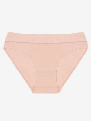 Różowe Bawełniane Majtki o Kroju Fig Conevia love magnolia