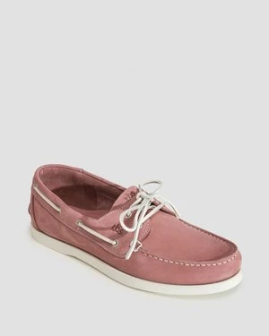 Różowe buty skórzane męskie TBS Phenis