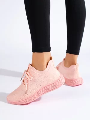 Różowe buty sportowe damskie Shelvt