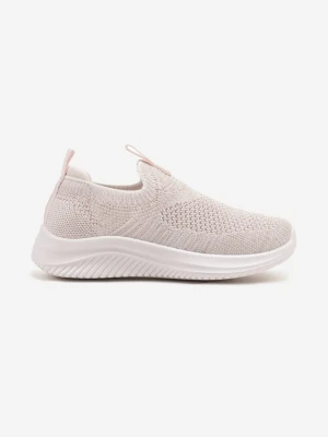 Różowe Buty Sportowe Sneakersy z Elastyczną Cholewką Liasoria Apawwa