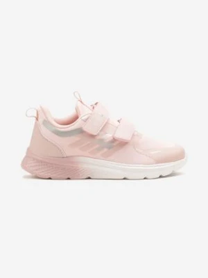 Różowe Buty Sportowe z Dwoma Rzepami Telasiela