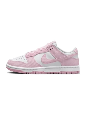 Różowe Corduroy Niskie Sneakersy Nike