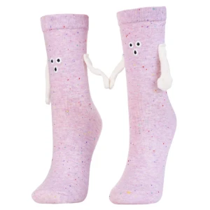 Różowe Damskie Skarpety Friends Moraj