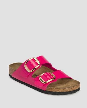 Różowe Klapki Damskie Birkenstock Arizona Bb Bf Patent Narrow