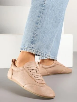 Różowe Klasyczne Tenisówki z Ekoskóry Verianns