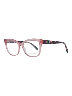 Różowe Kwadratowe Okulary Optyczne dla Kobiet Emilio Pucci