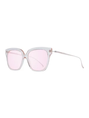 Różowe Okulary przeciwsłoneczne Trapezium z ochroną UV Scotch & Soda
