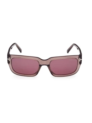 Różowe Okulary Przeciwsłoneczne w Kształcie Prostokąta dla Kobiet Tom Ford