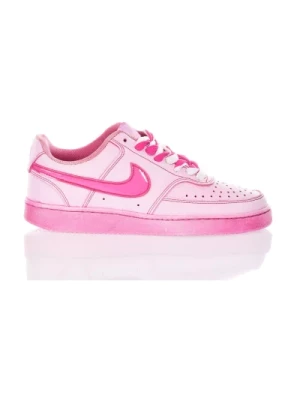 Różowe Personalizowane Sneakersy Buty Damskie Nike