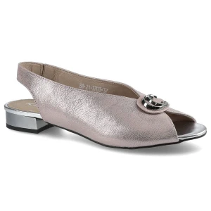 Zdjęcie produktu Różowe Sandały Damskie Karino Modne Buty Letnie