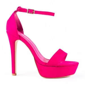 Różowe sandały na platformie damskie shelovet Inna marka